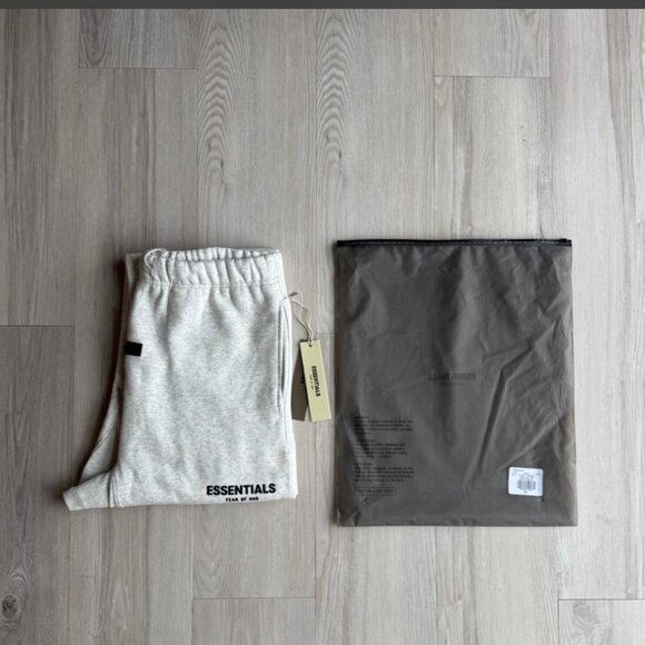 ESSENTIALS new medium light oat sweatpants - Picture 2 of 3